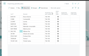 Dynamics-Business-Central-Grupe-contabile-produs