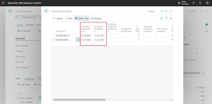 Dynamics Business Central - Parametrizare perioadă înregistrare utilizator