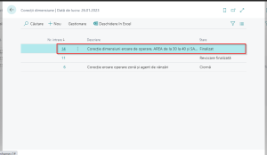 Dynamics-Business-Central-Lista-istoric-corectie-dimensiune