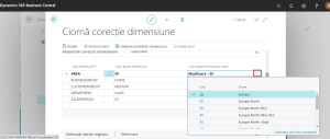 Dynamics-Business-Central-Selectare-dimensiuni-pentru-corectie