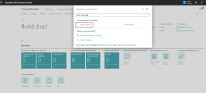 Dynamics Business Central - Căutare pagină Serie numerică