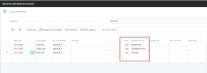 Dynamics Business Central - Actualizare date cont statistic