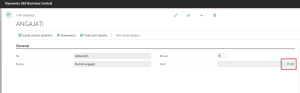 Dynamics Business Central - Sold Cont Statistic