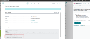 Agent AI Vânzări Business Central - Primire mesaj pentru generare comandă