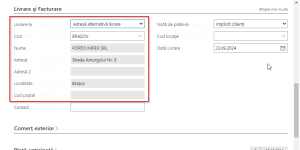 Business-Central-Cod-livrare-alternativ-in-comanda