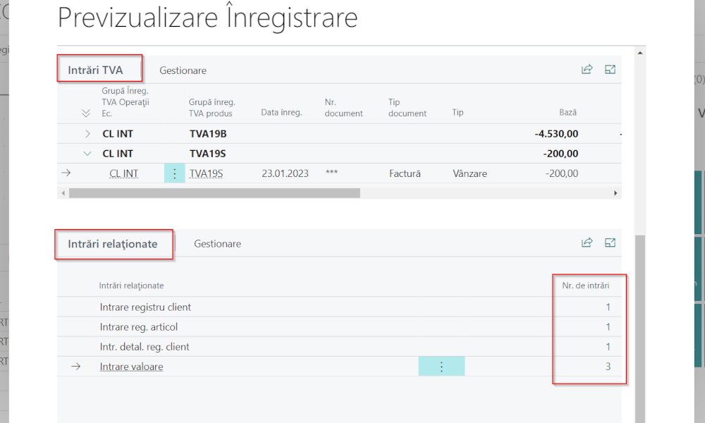 Dynamics-Business-Central-Previzualizare-inregistrare-TVA-Elian Solutions