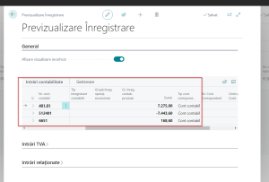 Dynamics-Business-Central-Previzualizare-inregistrare-contabilitate