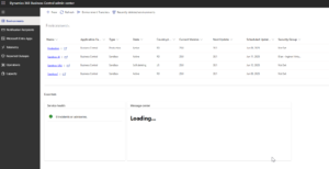 Dynamics Business Central - Admin Center Overview