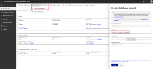 Dynamics Business Central - Database Export